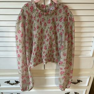 Crop top Longsleeve blouse